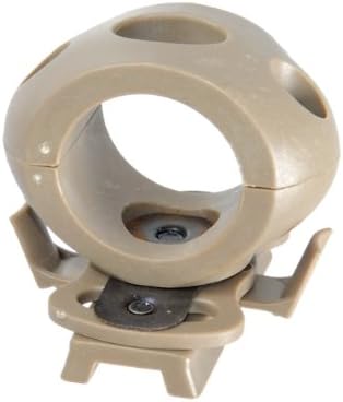 Lancer Tactical Single 1.2'' Flashlight Clamp fit Fast Helmet Side Rail - Ten