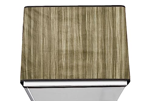 Image of Stylista Refridgerator top Cover Suitable for Samsung RR24C2823S8 /NL, 223 Liter Fridge, Dimension (WXD) 65x111 CM, Wooden Pattern Beige