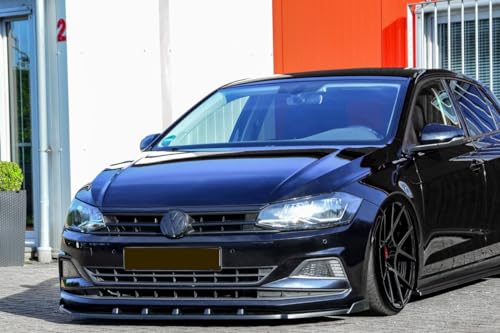 Aileron de pare-chocs avant avec aile pour VW Polo 6 2G 2017-2021
