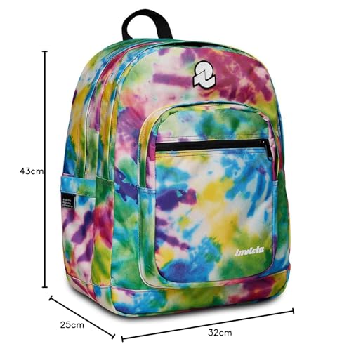 Sac à dos Invicta Jelek Fantasy vert double compartiment avec poche PC - 7