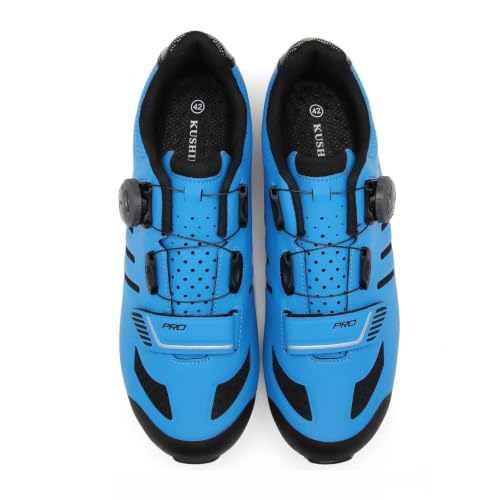 Image of Unisex Cycling Shoes Compatible with pelaton Indoor Road Bike Shoes Mountain Bike Shoes for Men and Women Delta Cleats Clip Outdoor Pedal Bicycle Shoes MTB Shoes for Men