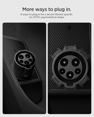 Image of Spigen J1772 Charging Adapter Door Dock for Tesla Model Y Juniper & YL | Only Premium and Performance 2026 /2025 - J1772 Charging Adapter Not Included