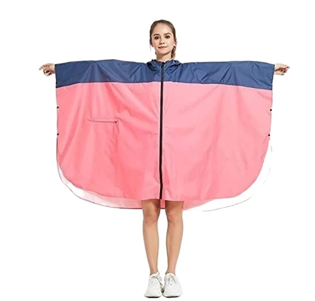 Poncho Antipioggia Impermeabile Mantello impiombato da donna impermeabile allentato all'aperto escursionismo pesca giacca a vento poncho Mantella Antipioggia