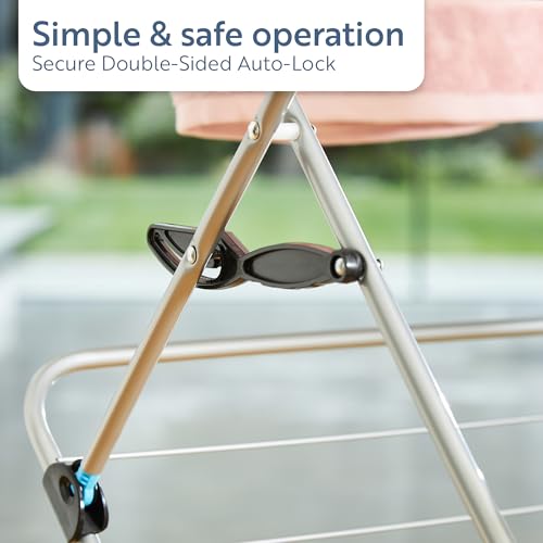 Image of Minky 3-Tier Trio Concertina Plus Indoor Drying Rack, Silver Color