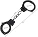Bedsecret Handcuffs Double Lock Steel Police Edition Professional Grade Handcuffs,Hand Cuffs Cop with Keys-Black