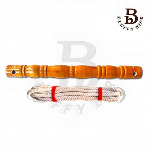 Image of Baby Thottil Kambu Wooden with Rope | Thottil Kattai - Cradle Wood Stick & Rope for New Born Baby | Thottil Kambu with Rope - Pack of 1 Set