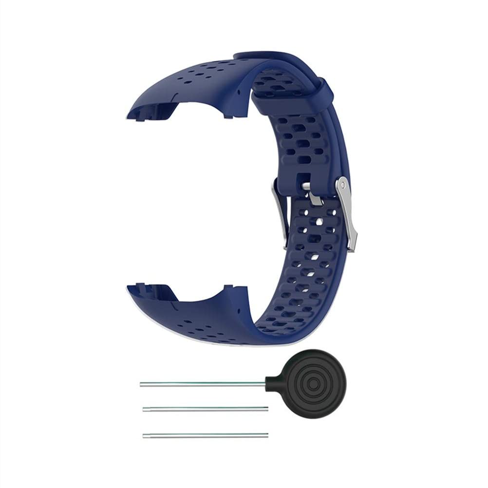 MYAYD Cinturino di ricambio in silicone per Suunto Spartan Trainer Wrist HR, cinturino con 1 cacciavite e 4 viti