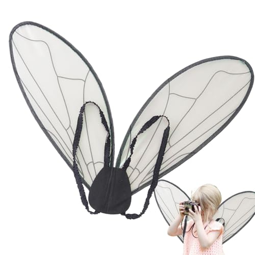 Alas de Genérico para Niñas - Disfraz de alas de infantil,Disfraz de ángel Juguetes Accesorios para Cumpleaños Carnaval Festivales Anime Navidad Fiesta Masculino Halloween
