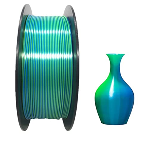 Image of PLA 3D Printer Filament, 1.75mm, Dimensional Accuracy + /- 0.02 mm, 1kg Carton Spool, Double Colors