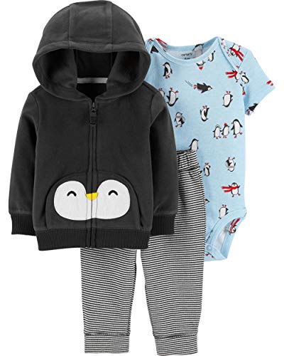 Conjunto 3 Peças Inverno Pinguim - Carter's (9 meses)