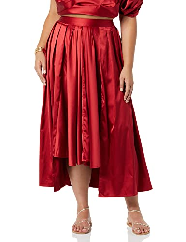 Making the Cut Temporada 3 Episiodio 5 Maxi Falda Look Ganador de Jeanette, Rojo, 2X Cover