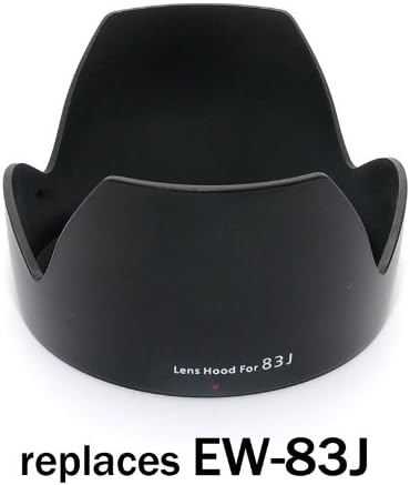 EasyFoto Lens Hood for Canon Canon EF-S 17-55mm f/2.8 IS USM lens, replaces EW-83J