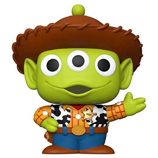 Funko Pop Disney Pixar Alien Remix Anniversary 10" Woody Juguete Coleccionable, Multicolor