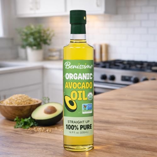 Benissimo 100% Aceite de Aguacate Orgánico Puro 16.9 Fl Oz miniatura 5