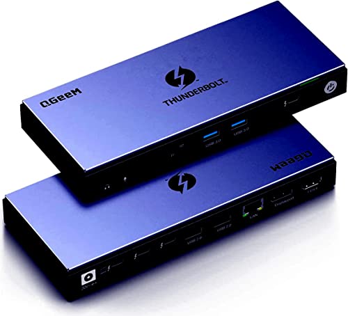 QGeeM USB C to Mini DisplayPort, 4K@60Hz Braided 6ft USB 3.1 Type C to Mini DP Cable for MacBook Pro 2017/2016, Surface Book 2, Galaxy S8 S9(Not Support Thunderbolt2, Any Monitor or HDD) (Black)