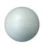 Smooth and Durable 8” White Craft Foam Polystyrene Round Balls Good for Art-in-Crafts by MT...