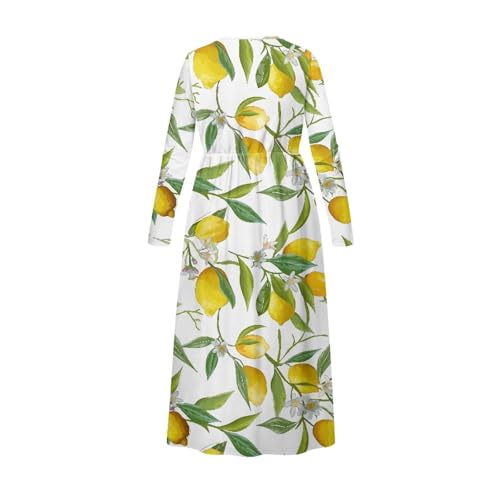 Girls Casual Maxi Dress Long Sleeve Loose Holiday Dresses with Pockets Back to School Outfits for Girls Plus Size4