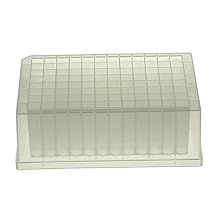 Nest Scientific 503501 96-Well Deep Well Plate, V-Bottom, Square, Sterile, 2 mL, 5 per Pack, 50 per Case Pack of 50