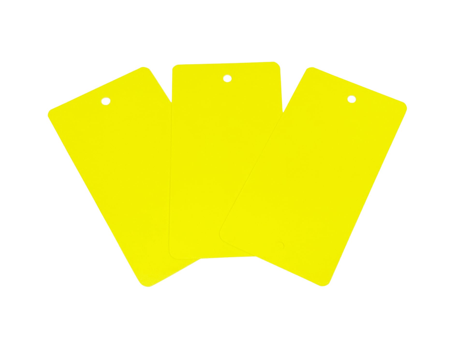 PVC-Etiketten Gelb | 120 mm x 65 mm | 1000 Stück | Strapazierfähige Beschriftungsetiketten für Lager, Logistik und Kennzeichnung