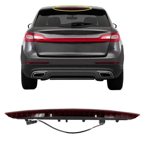 FA1Z-13A613-AB High Third Mount Light 3rd Brake Stop Lamp LED Compatible with 2016 2017 2018 Lincoln MKX LED Stop Light Replace: FA1Z-13A613-AB FA1Z13A613AB