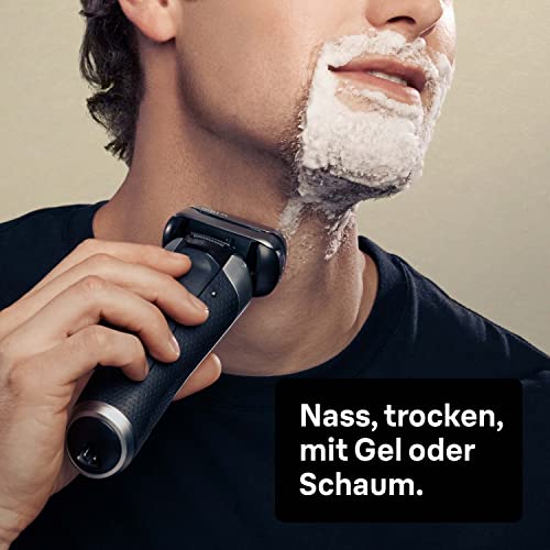 Braun Series 9 Pro Premium Rasierer Herren mit 4+1 Scherkopf, Elektrorasierer & ProLift Trimmer, PowerCase, 5-in-1 Reinigungsstation, 60 Min Laufzeit, Made in Germany, 9477cc, silber - Image 6
