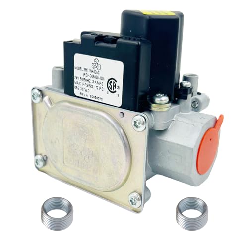 MENSI Gas Single Stage Main Valve Replace for White Rodgers 36G22-254 Gas Heating Furnace Valve Part for Goodman PN No. 0151M00013 B1282628S B12826-28 B1282614 B12826-14 36G22Y-202 VR8215S121