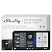 Produktbild Shelly Wall Display x2 Schwarz + BLU H&T Schwarz (Bundle) - WLAN-Smart-Home-Bedienfeld, Thermostat, Integriertes 5A-Relais, Neutralleiter Erforderlich, Umweltdaten, Steuerzentrale, Alexa & Google Home