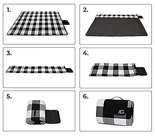 Couverture de plage étanche 200x200cm pour camping - 5