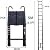 Ladder Extension - 16.4FT Aluminum Telescoping Extension Ladder Lightweight & Portable & Collapsible Telescopic Ladder with Roof Hooks for Home Loft Office RVs