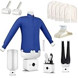 Ferro da stiro a vapore automatico,vaporizzatore professionale per indumenti a mani libere con controllo del tempo e della temperatura,manichino gonfiabile con 109 micro-pori di vapore e aroma Type A