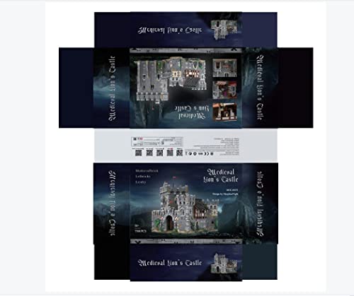 KEKRAV 7500+PCs Baugruppe Bausteine MOC Medieval Theme Castle Model, Sammelschildmodellgebäude Set, kompatibel mit Lego – Bild 4