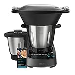 Cecotec Robot di Cucina Multifunzione Mambo 11090 Habana. 1600 W, 37 Funzioni, APP, bilancia, caraffa antiaderente Habana e caraffa da 3,3 litri in acciaio inox, ricettario e accessori