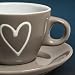 MC-Trend Juego de 4 tazas de café expreso con platillos con tazas de corazón Café expreso Bistro Evento Cocina Cantina Imagen de MC-Trend Juego de 4 tazas de café expreso con platillos con tazas de corazón Café expreso Bistro Evento Cocina Cantina