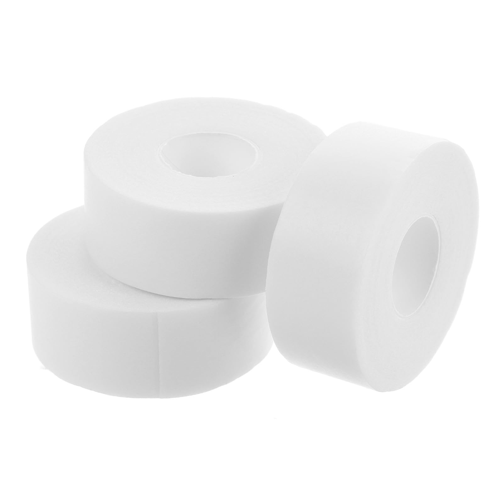 Mikinona Protège-Col Autocollant Blanc 3 Pièces 2,5 CM X 800 CM, Doublures de Col Découpables Anti-Transpiration et Anti-Taches pour Chemises Habillées, Protection Invisible Adaptée à