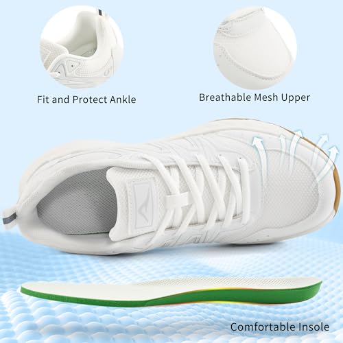 Ablanczoom Womens Sneakers Walking Shoes: Comfortable Breathable Non Slip Shoes for Tennis Gym Workout Casual Athletic - Image 6