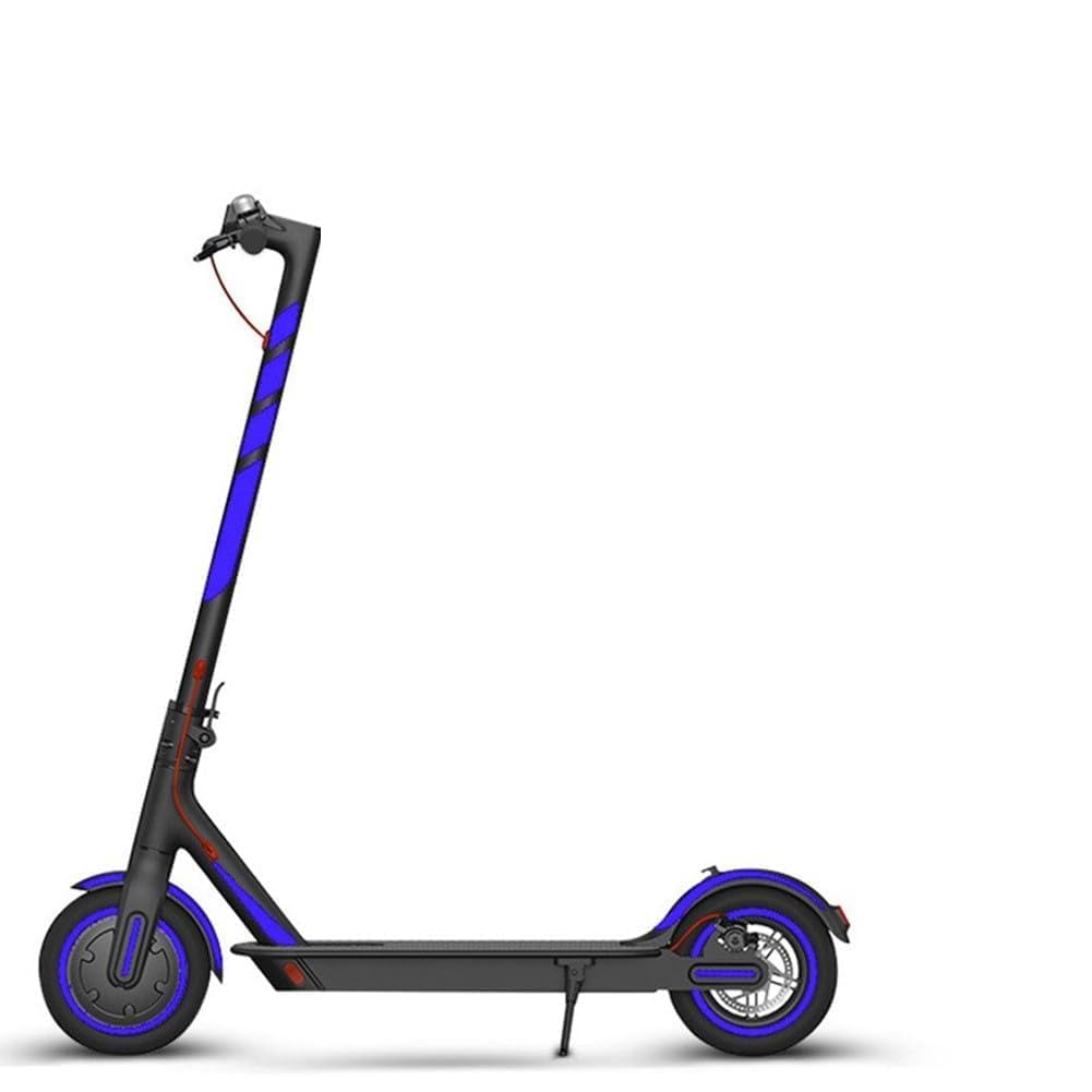 Pegatina reflectante para scooter eléctrico Xiaomi M365, juego de calcomanías de seguridad de PVC, 36 x 28 cm, rojo/azul/verde/amarillo/blanco/naranja, 1 paquete