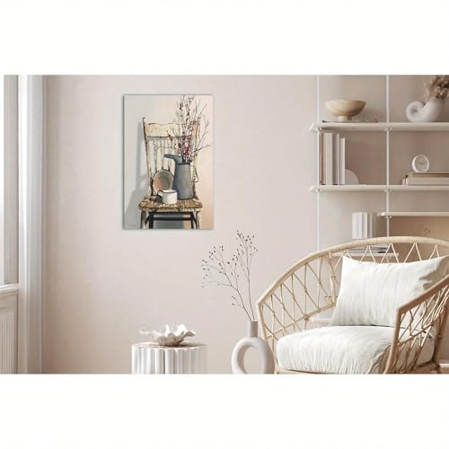 Peinture sur toile florale LSYALUCK : habillez vos grands murs vides avec cadre