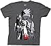 Ripple Junction Naruto Shippuden Kakashi Story Adult T-Shirt Small Charcoal