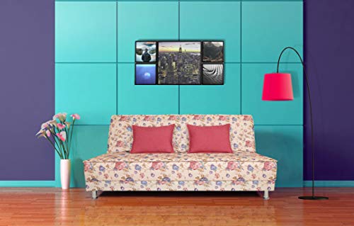 Image of Adorn India Roselyn 3 Seater Sofa Cum Bed Digitel Print (Beige), Wood, Foam