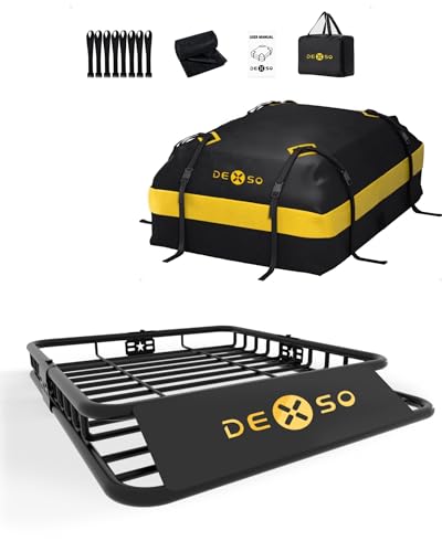 46" x 36" Universal Roof Rack Basket, 200 Lbs Capacity