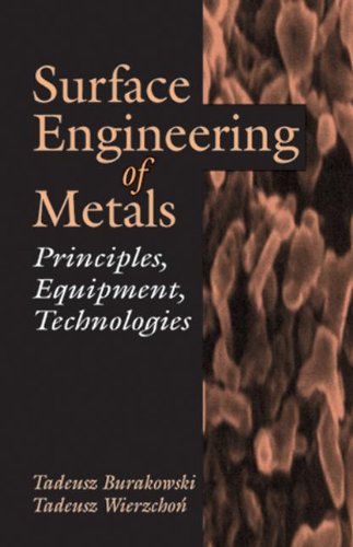 Preisvergleich Produktbild SURFACE ENGINEERING OF METALS : PRINCIPLES EQUIPMENT