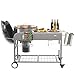 AECOJOY Weber Grill Table, Outdoor Grill Cart Table for 18