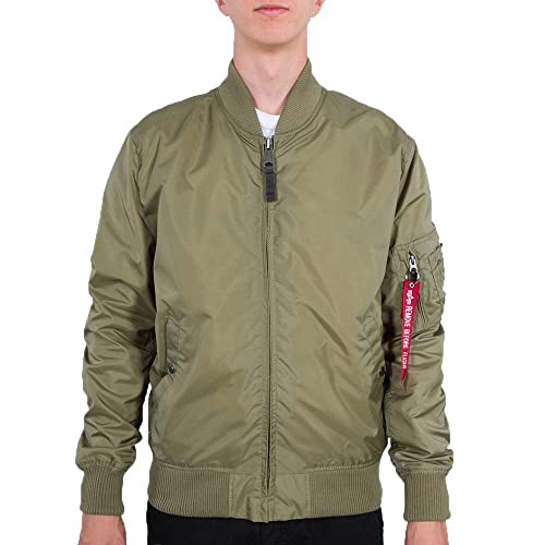 Alpha Industries MA-1 TT Bomberjacke für Herren Olive – Ansicht 2