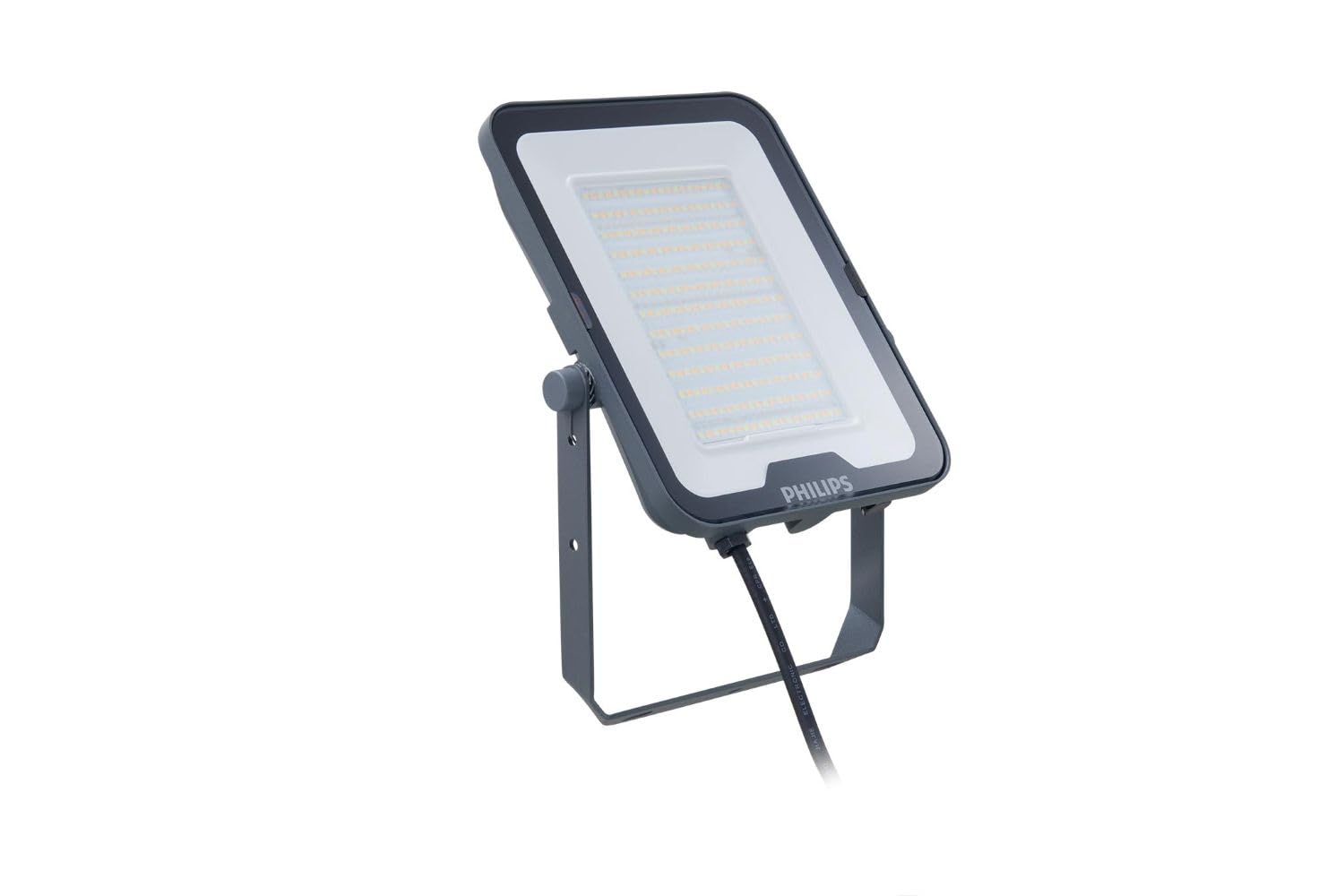 Philips Ledinaire All-in Floodlight BVP167 LED73/830_40_65 PSU 65W – 7000 lm, Multi-Color Temperature 3000K/4000K/6500K, Asymmetrical Beam, IP65 Outdoor LED Flood Light, Durable Aluminum Housing