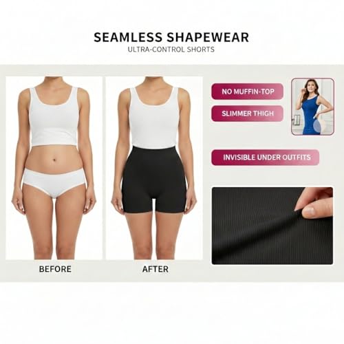 Image of Tummy Tucker, Body Shaper, Seamless Shapewear for Bodycon Dresses, High Waist & Full Body Shaper, Tummy Control Slimming Body Shapewear for Belly, Perfect for Dresses, Saree