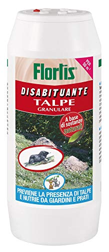 Flortis DISABITUANTE ALLONTANA Talpe Prato Giardino Granulato 1L