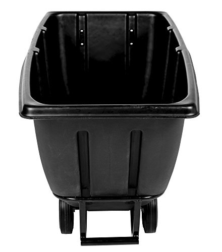 Carretilla plástica resistente tipo tilt de 73 lb 62x28x35 in miniatura 3