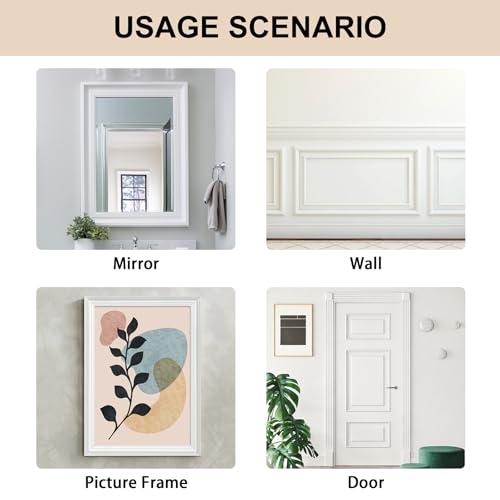 Molding de panel de rail de chaise garniture décoration murale 3m - 7