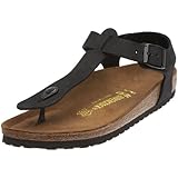  Birkenstock Kairo 47103, Unisex - Erwachsene Sandalen/Zehentrenner aus Nubukleder, Schwarz (Jet Black), EU 43 (schmal)