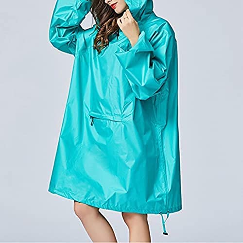 Poncho impermeable para mujer exterior cortavientos senderismo 4
